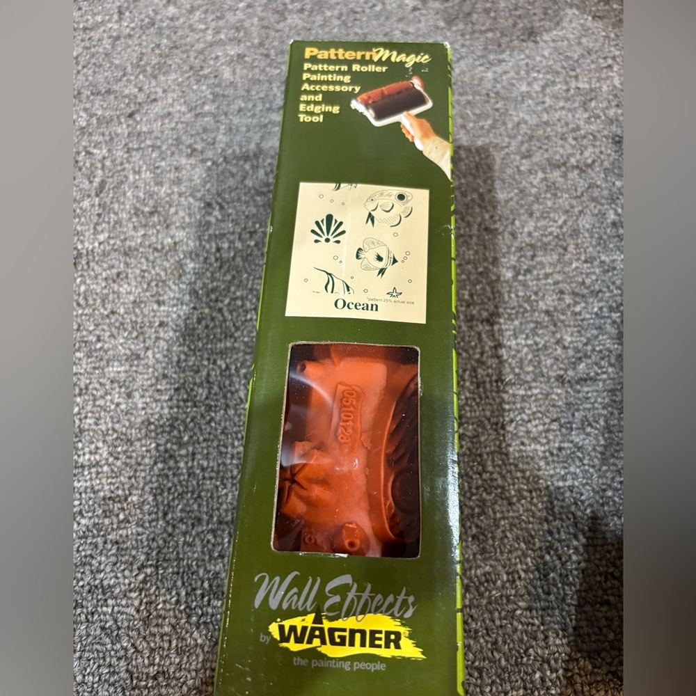NEW Pattern Magic Wagner Wall Effects Ocean Design Roller & Edging Tool Paint